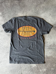 15th St Men's Old School Short Sleeve T-Shirt VINTAGE COAL BLACK