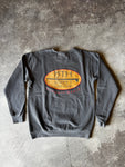 15th St Men's Old School Crewneck Fleece VINTAGE COAL BLACK