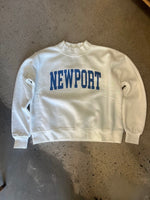 Women's Newport Mockneck Princes Diana Fleece SOFT WHITE