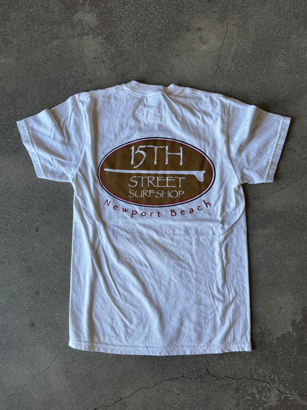 15th St Men's Old School Short Sleeve T-Shirt  BRIGHT WHITE