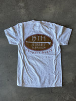 15th St Men's Old School Short Sleeve T-Shirt  BRIGHT WHITE