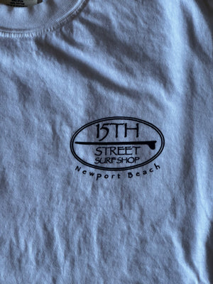 15th St Men's Old School Short Sleeve T-Shirt  BRIGHT WHITE
