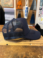 Mucho Aloha by Yokishop Foam Trucker Hat - Navy