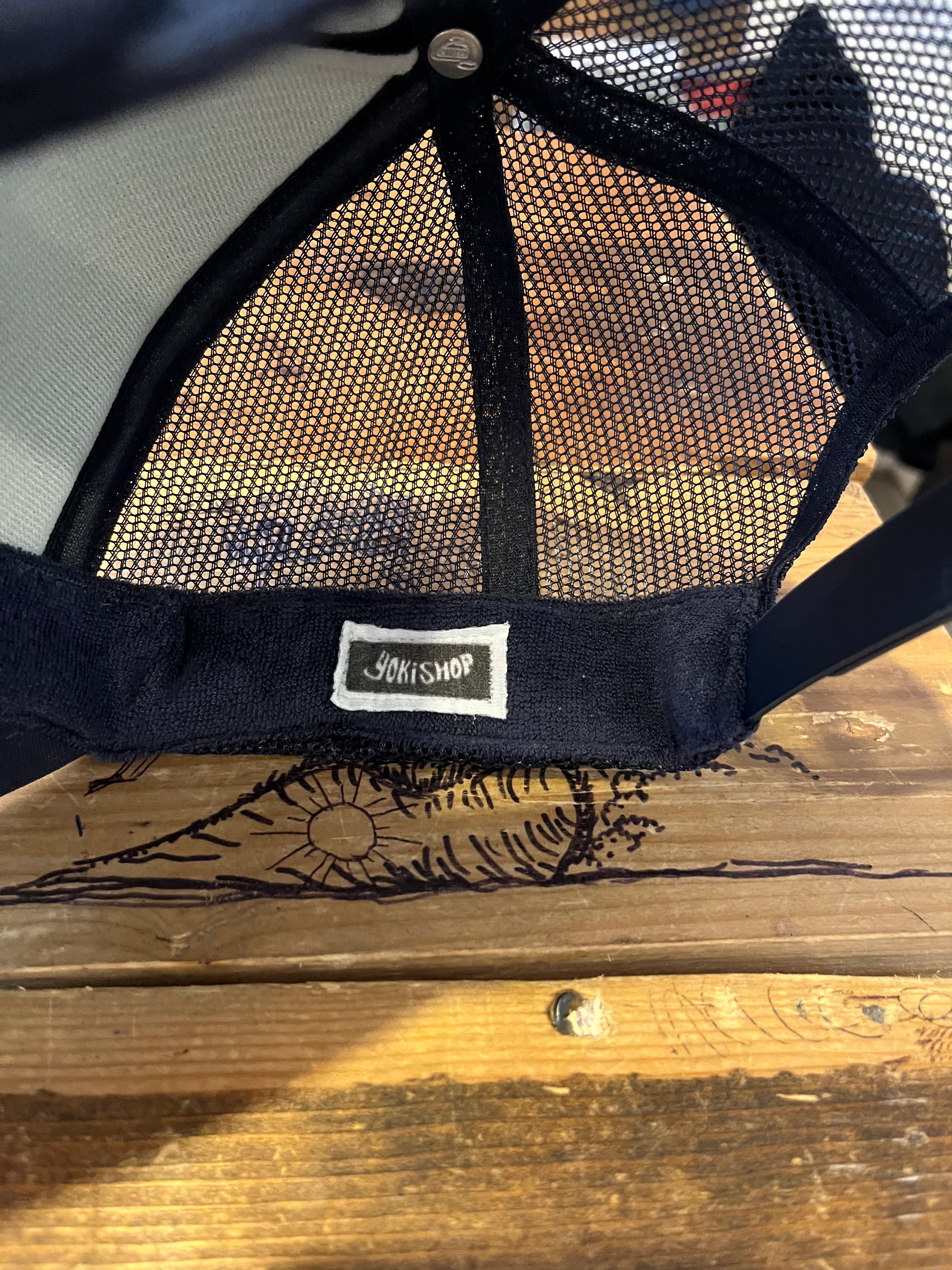 Mucho Aloha by Yokishop Foam Trucker Hat - Navy