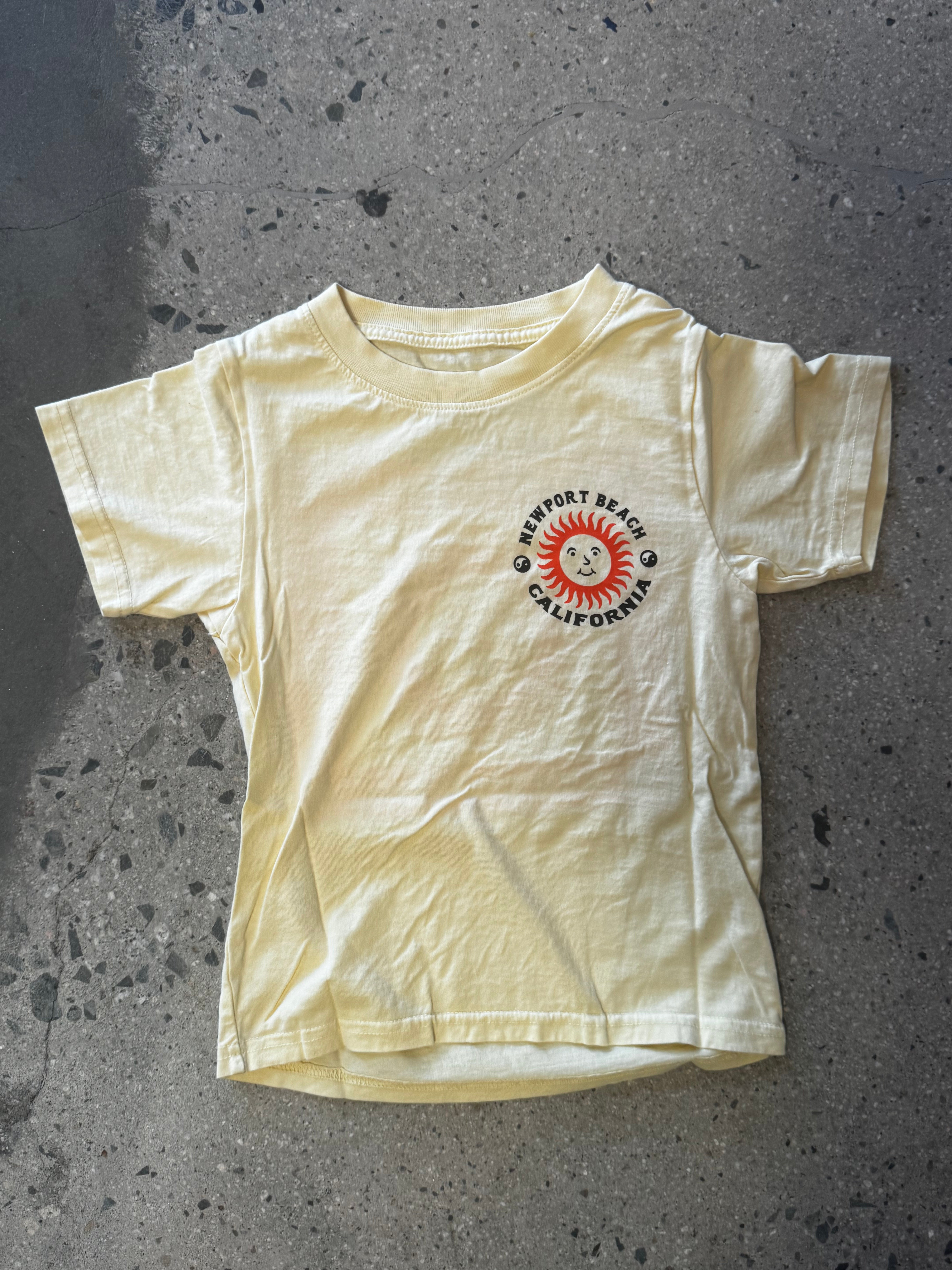 Newport Beach KID'S Fuel for Your Soul Short Sleeve T SUNNY YELLOW