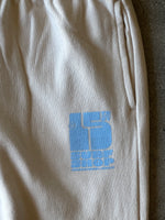 15th St WOMEN'S Groovy Drip Wide Leg Sweatpants BABY BLUE on SAND