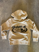 15th St Kid's SINCE '61 Hooded Pullover Fleece Perfect Tan