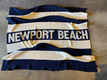 15th St Newport Beach Blanket  FADED VINTAGE NAVY