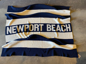 15th St Newport Beach Blanket  FADED VINTAGE NAVY