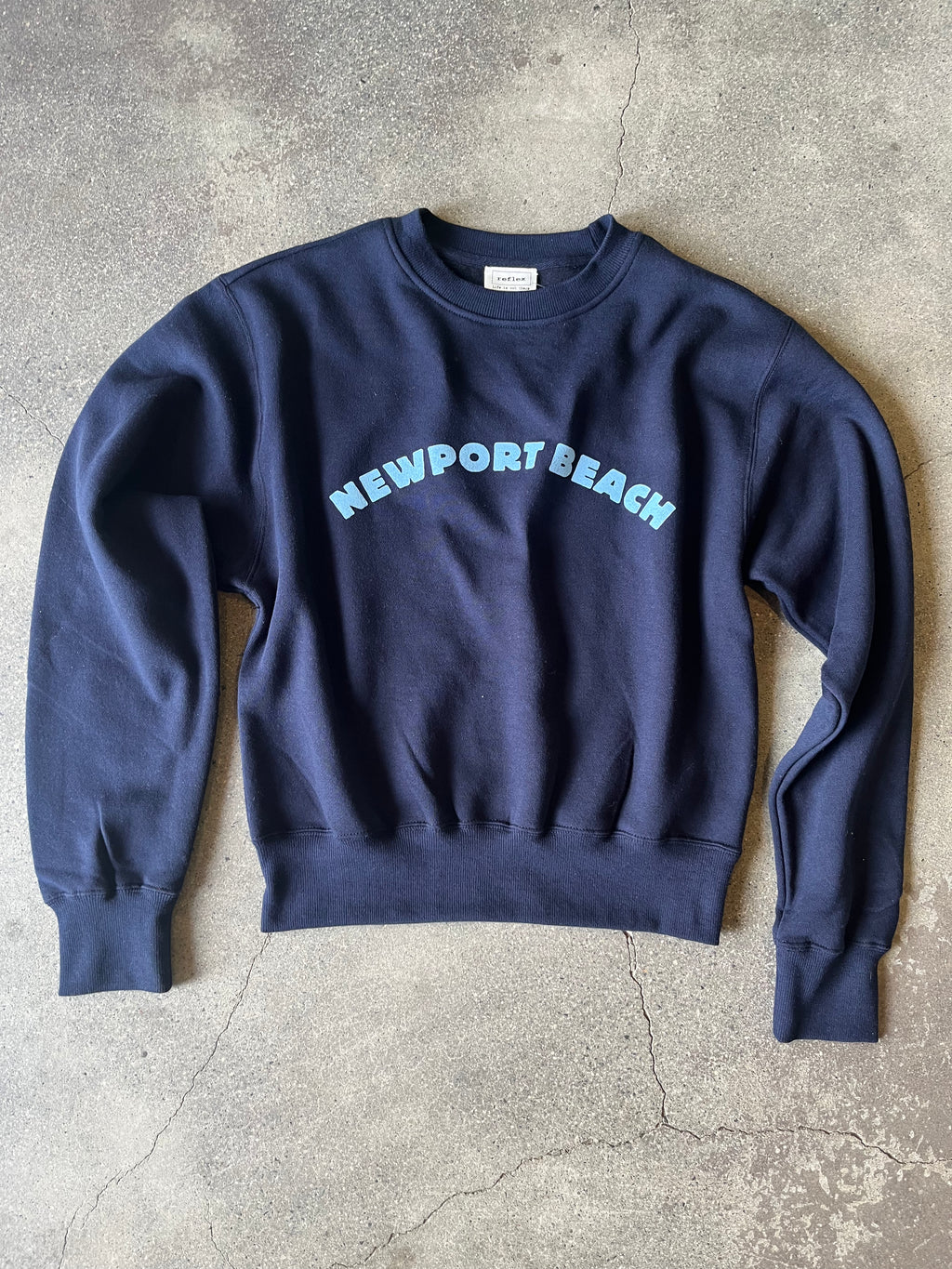 Women's Newport Beach Crewneck Fleece Navy