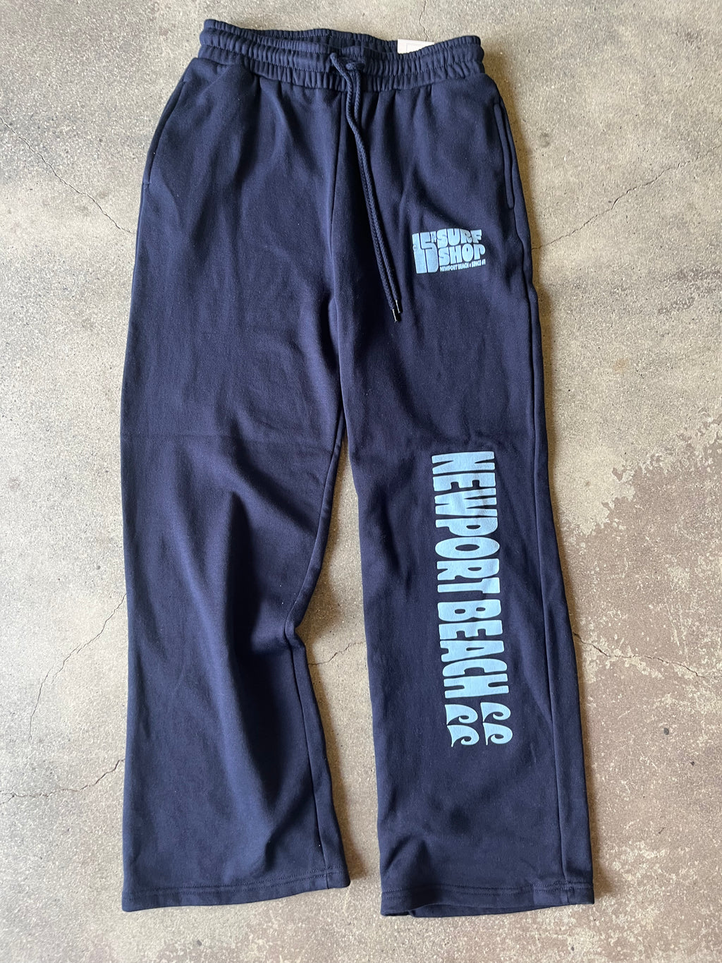 15th St Women's Wide Leg Sweatpants Navy