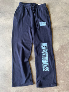 15th St Women's Wide Leg Sweatpants Navy