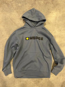 15th St Men's Wedge Crew Hooded Fleece Steel Blue