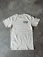 15th St Men's Newport Beach Surf Map T-Shirt BONE WHITE