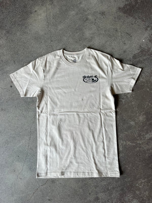 15th St Men's Newport Beach Surf Map T-Shirt BONE WHITE