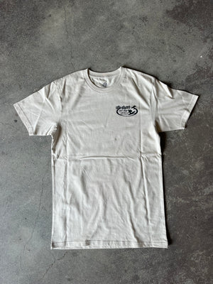 15th St Men's Newport Beach Surf Map T-Shirt BONE WHITE