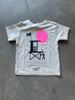 15th St Toddlers No Black Ball Short Sleeve T-shirt Cream