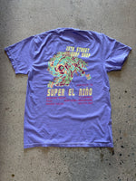 15th St Men's Super El Niño Short Sleeve T Shirt Winter Lavender