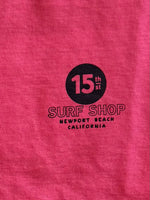 15th St Men's Glad To See You're Back Crewneck Fleece Vintage Washed RED