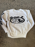 15th St Men's Since '61 Crewneck BLACK on WHITE