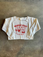 15th St WOMEN'S Bikinis & Martinis Fleece Shorts WHITE