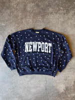 WOMEN'S Newport Star Crewneck DEEP NAVY