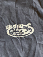 15th St Men's Newport Beach Surf Map Short Sleeve T-Shirt  OLIVE