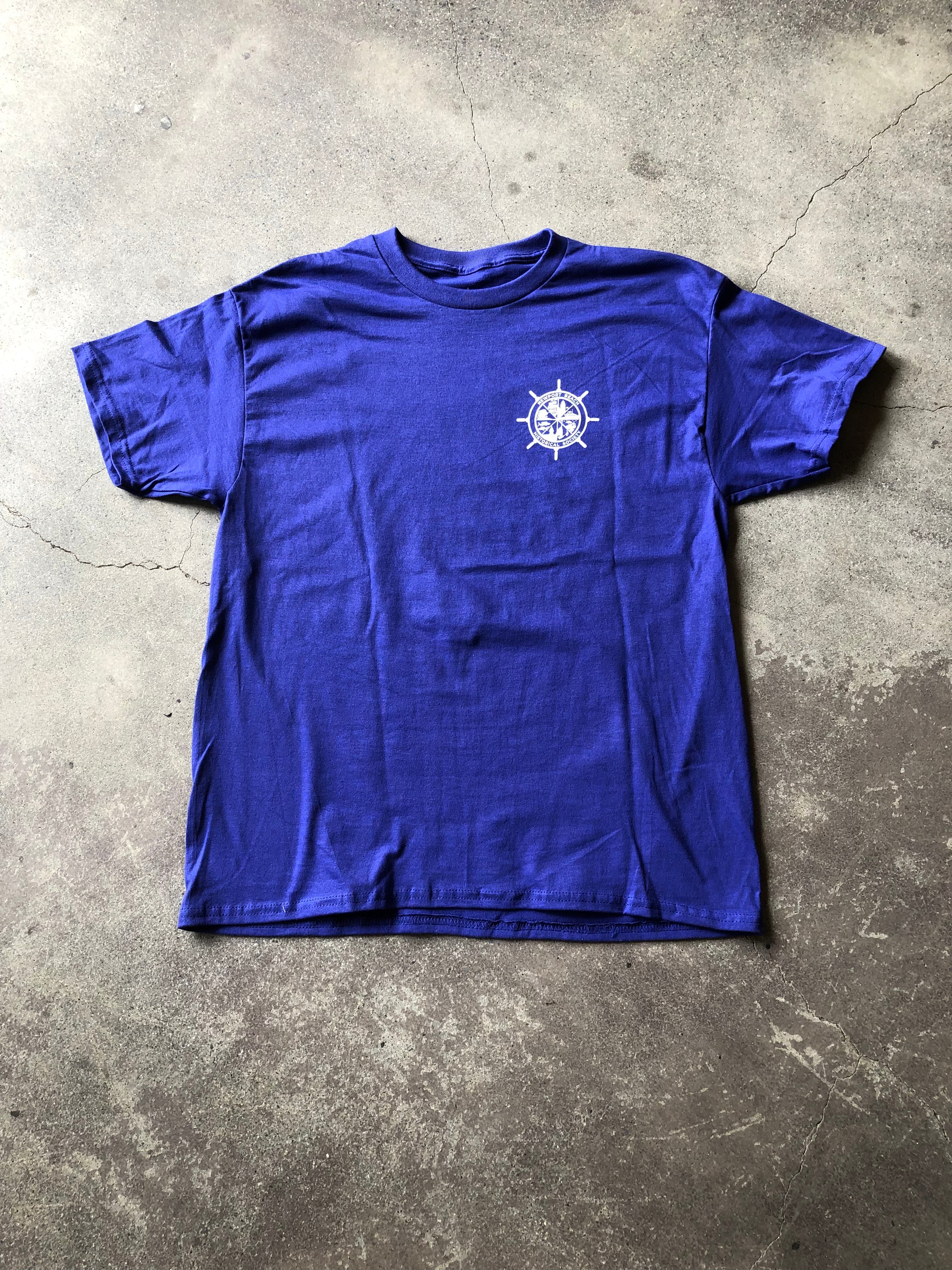 Newport Beach Historical Society Short Sleeve T-Shirt COBALT BLUE
