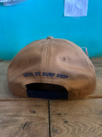 15th St WEDGE Cotton Twill Snap Back FLAT-BILL Hat MULTIPLE COLORS