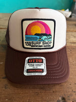 15th St SUNSET SURFER Design Adult Trucker Hat MULTIPLE COLORS!!