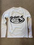 15th St Men's Since 61 Long Sleeve Rash Guard BLACK on WHITE