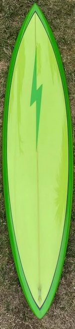 Lightning Bolt Pipeliner 8’0” with Glassed in Fin by Shaper Craig Hollingsworth IN STORE PICK UP ONLY