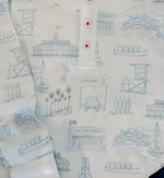Nowhere Newport Kids Pajamas Mist