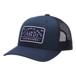 Navy Almond Trucker Hat