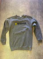 15th St Men's Wedge Crew Crewneck Fleece - VINTAGE BLACK