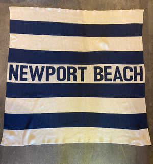 15th St Newport Beach Blanket  FADED VINTAGE NAVY