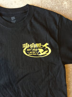 15th St Men's Since 1961 Short Sleeve T-Shirt BLACK WITH GOLD