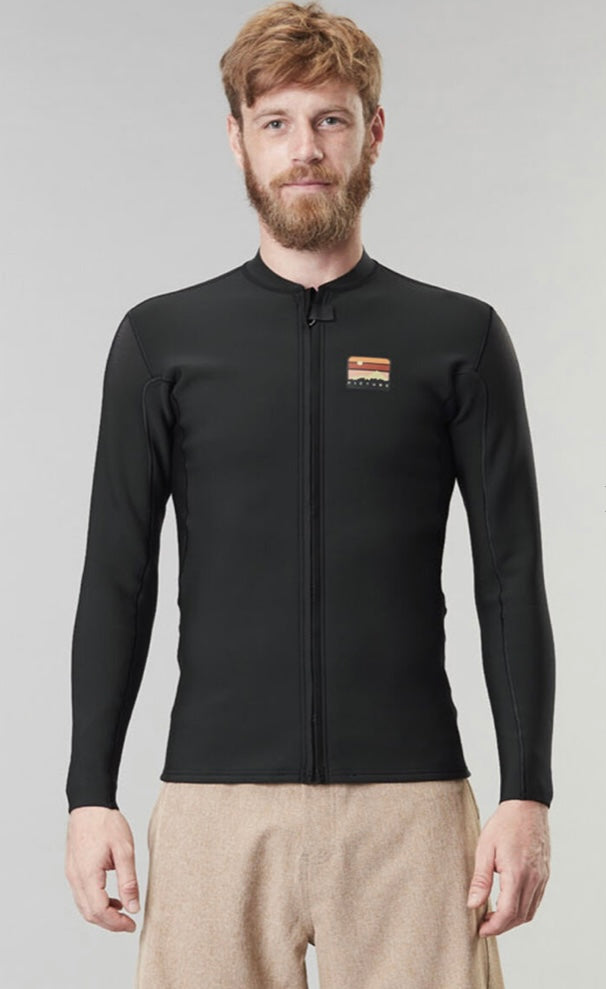 Picture Men's Will Front Zip 1.5 ML Wetsuit Jacket  BLACK