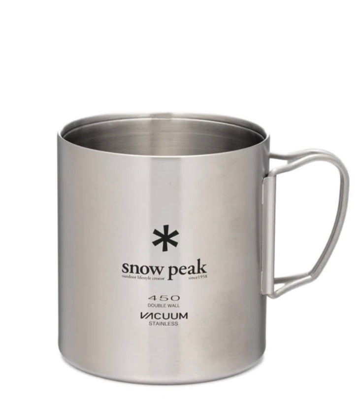 Snow Peak Stainless Vacuum-Insulated Mug 450ml with Lid