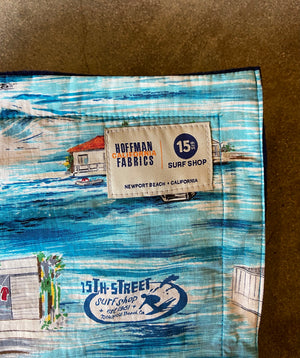15Th St X Hoffman Newport Beach Favorite Places Throw Blanket