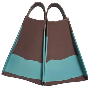 Yucca Soft Flex Fins SEXY JEFF (Brown with Lt. Blue)